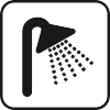 Dusche oder Badewanne in der Unterkunft Dusche oder Badewanne