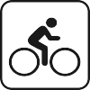 Fahrräder stehen zur Verfügung Fahrräder