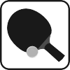 Tischtennisplatte kann genutzt werden Tischtennis